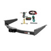 12 - 21 Nissan NV3500 Curt 2", Class 4 Trailer Tow Hitch + 4-flat Wiring Kit 14000