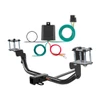 2013 - 2015 Mercedes-Benz GLK350 Curt 2", Class 3 Trailer Tow Hitch + 4-flat Wiring Kit 13177