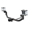 2013 - 2015 Mercedes-Benz GLK350 Curt 2", Class 3 Trailer Tow Hitch + 4-flat Wiring Kit 13177
