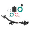 07 - 09 Mercedes-Benz E550 Sedan, excluding Sport Curt 1-1/4", Class 1 Trailer Tow Hitch + 4-flat Wiring Kit 11701