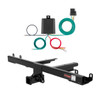 2008 - 2009 Mercedes-Benz ML550 Excluding air ride suspension Curt 2", Class 3 Trailer Tow Hitch + 4-flat Wiring Kit 13342