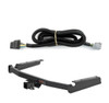 2018 - 2022 Lexus RX350L w/ factory Tow Package & Excluding twin exhaust tips Curt 2", Class 3 Trailer Tow Hitch + 4-flat Wiring Kit 13394