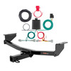 14 - 15 Nissan Rogue Select Curt 2", Class 3 Trailer Tow Hitch + 4-flat Wiring Kit 13204