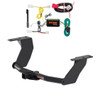2017 - 2023 Subaru Impreza Sedan Curt 1-1/4", Class 1 Trailer Tow Hitch + 4-flat Wiring Kit 11466