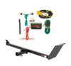 2012 - 2017 Mitsubishi Lancer Sedan, excluding Ralliart and fore to aft mufflers Curt 1-1/4", Class 1 Trailer Tow Hitch + 4-flat Wiring Kit 11479