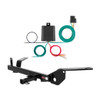 1988 - 1994 Lincoln Continental Excluding dual exhaust Curt 1-1/4", Class 2 Trailer Tow Hitch + 4-flat Wiring Kit 12232