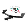 08 - 20 Nissan Rogue Excluding Krom Curt 2", Class 3 Trailer Tow Hitch + 4-flat Wiring Kit 13204