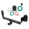 14 - 19 Mercury Cooper Base, hatchback, excluding with spare tire Curt 1-1/4", Class 1 Trailer Tow Hitch + 4-flat Wiring Kit 11417