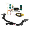 03 - 08 Pontiac Vibe GT Curt 1-1/4", Class 2 Trailer Tow Hitch + 4-flat Wiring Kit 12221