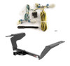 2005 - 2006 Pontiac Pursuit Coupe, GT Curt 1-1/4", Class 1 Trailer Tow Hitch + 4-flat Wiring Kit 11447
