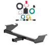 2012 - 2015 RAM C/V Cargo van Curt 2", Class 3 Trailer Tow Hitch + 4-flat Wiring Kit 13364