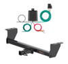 2014 - 2016 Scion tC Curt 1-1/4", Class 1 Trailer Tow Hitch + 4-flat Wiring Kit 11375