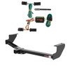 1996 - 2000 Plymouth Grand Voyager Excluding Stow 'n Go Curt 1-1/4", Class 2 Trailer Tow Hitch + 4-flat Wiring Kit 12094