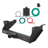 11 - 13 Ram 2500 8' bed, with or without factory receiver Curt 2", Class 5 Trailer Tow Hitch + 4-flat Wiring Kit 15409