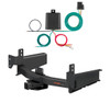 2019 - 2026 RAM 1500 Curt 2", Class 5 Trailer Tow Hitch + 4-flat Wiring Kit 15005