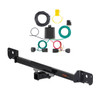 2022 - 2026 RAM ProMaster 2500 Excluding remote proximity keyless entry Curt 2", Class 3 Trailer Tow Hitch + 4-flat Wiring Kit 13295