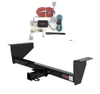 2001 - 2006 Mitsubishi Montero Curt 2", Class 3 Trailer Tow Hitch + 4-flat Wiring Kit 13800