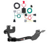 2005 - 2006 Mazda Tribute With factory 1-1/4" receiver hitch Curt 2", Class 3 Trailer Tow Hitch + 4-flat Wiring Kit 13651