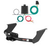 2011 - 2018 RAM 1500 Excluding factory receiver Curt 2", Class 5 Trailer Tow Hitch + 4-flat Wiring Kit 15572