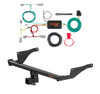 2016 Mazda CX-5 Excluding diesel Curt 2", Class 3 Trailer Tow Hitch + 4-flat Wiring Kit 13315