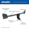 Draw-tite Class 1 Trailer Hitch, 1-1/4" Square Receiver, Black for Select Mazda 6 24908