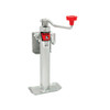 Bulldog Round Trailer Jack, Side Mount, 2,000 lbs. Lift Capacity, Top Wind, Bolt-On, 10 in. Travel BD154107