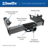 Draw-tite Titan® Class 5 Trailer Hitch, 2-1/2" Square Receiver, Black for Select Dodge Ram 2500, Dodge Ram 3500, RAM 2500, RAM 3500 45509