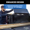 UWS Gloss Black Aluminum 72" Truck Side Tool Box with Space-Saving Legs EC30142-MK2