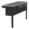 UWS Gloss Black Aluminum 48" Truck Side Tool Box, Low Profile TBSM-48-LP-BLK