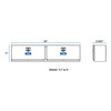 UWS Bright Aluminum 90" Double-Door Topside Truck Tool Box TBTS-90 UWS Bright Aluminum 90" Double-Door Topside Truck Tool Box TBTS-90