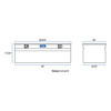 UWS Gloss Black Aluminum 30" Utility Chest Box TBC-30-BLK UWS Gloss Black Aluminum 30" Utility Chest Box TBC-30-BLK