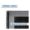UWS Gloss Black Aluminum 69" Deep Angled Secure Lock Truck Tool Box with Low Profile SLD-69-A-LP-BLK