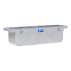 UWS Bright Aluminum 72" Deep Angled Crossover Truck Tool Box with Low Profile TBSD-72-A-LP