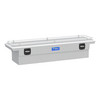 UWS Bright Aluminum 72" Secure Lock Crossover Truck Tool Box with Low Profile & Rail SL-72-LP-R