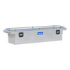 UWS Bright Aluminum 72" Secure Lock Crossover Truck Tool Box with Low Profile & Rail SL-72-LP-R