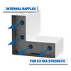 UWS White Hammerhead-Style 100-Gallon L-Shape Steel Transfer Tank ST-100HH-W