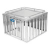 UWS Bright Aluminum 36" x 36" Single-Door Dog Box DB-3636