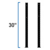 UWS Replacement Black Aluminum Topside Truck Tool Box Leg TBTS-LEGS-BLK