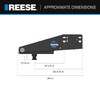 Reese 5th Airborne  5th Wheel Pin Box, Air Ride,  20,000 lbs. Capacity, Fits Lippert (1621, 1716, 0719, Rhino Pattern), Fabex PB 600 Series