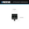 Reese 5th Airborne  5th Wheel Pin Box, Air Ride,  20,000 lbs. Capacity, Fits Lippert (1621, 1716, 0719, Rhino Pattern), Fabex PB 600 Series