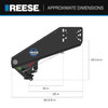Reese 20k Gen 3 Goose Box  5th Wheel Pin Box, Air Ride 20,000 lbs. Capacity, Fits Lippert (1621, 1716, 0719, Rhino), Fabex PB 600 Series 94920