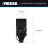 Reese 20k Gen 3 Goose Box  5th Wheel Pin Box, Air Ride 20,000 lbs. Capacity, Fits Lippert (1621, 1716, 0719, Rhino), Fabex PB 600 Series 94920