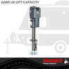 Husky Brute Trailer Tongue Jack -3,000lb Lift Capacity (87248) 87248