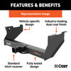 CURT Commercial Duty Class 5 Hitch, 2-1/2", Select Silverado, Sierra 2500, 3500 HD Trailer Hitch