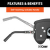 CURT 25K, A25 5th Wheel Hitch with Rails