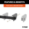 CURT Adjustable RV Trailer Hitch, 2" Receiver (Up to 66" Frames) Trailer Hitch
