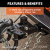 CURT (10-14K) Round Bar Weight Distribution Hitch with Integrated Lubrication