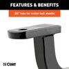 CURT Class 2 Ball Mount (1-1/4" Shank, 3,500 lbss., 5" Rise, 11-5/8" Long) Trailer Hitch Ball Mount