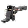 CURT Adjustable Channel Mount with 1" Ball Hole (2" Shank, 6,000 lbss., 6-3/4" Drop) Trailer Hitch Ball Mount