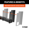 CURT Universal Weld-On Trailer Hitch, 2" Receiver (18" to 43" Frames, 11-1/2" Drop) Trailer Hitch